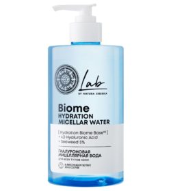 Гиалуроновая мицеллярная вода для всех типов кожи LAB Biome. 450 мл